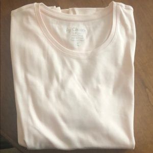 Chico’s Scoop Neck Elbow Sleeve Tee